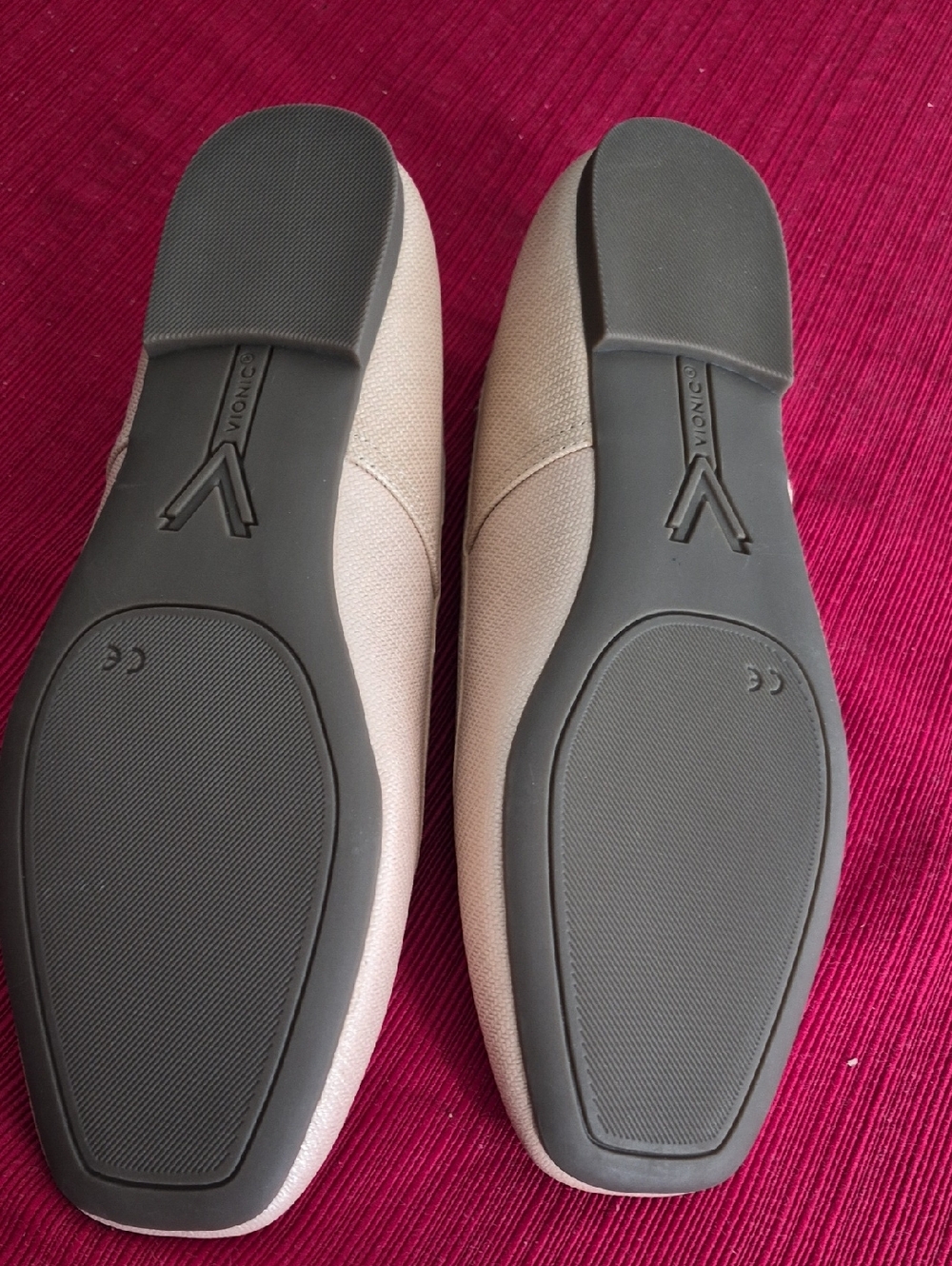 NWT Vionic Ballet ORINDA Flats in Light Tan Size 7.5 - Picture 6 of 7